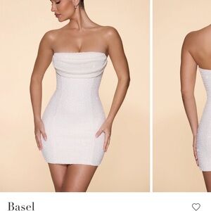 Elegant Cream Off-Shoulder Dress WORN ONCE